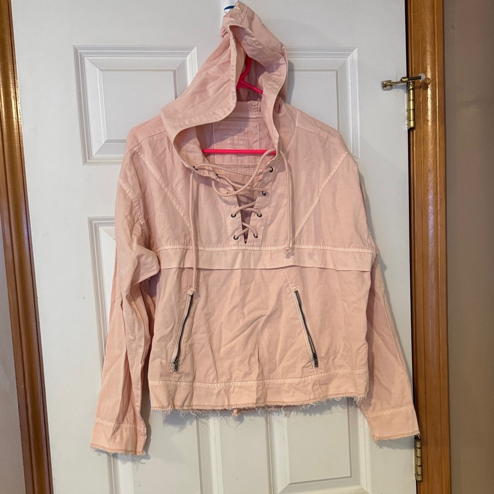 Women's Pink Hooded Jacket